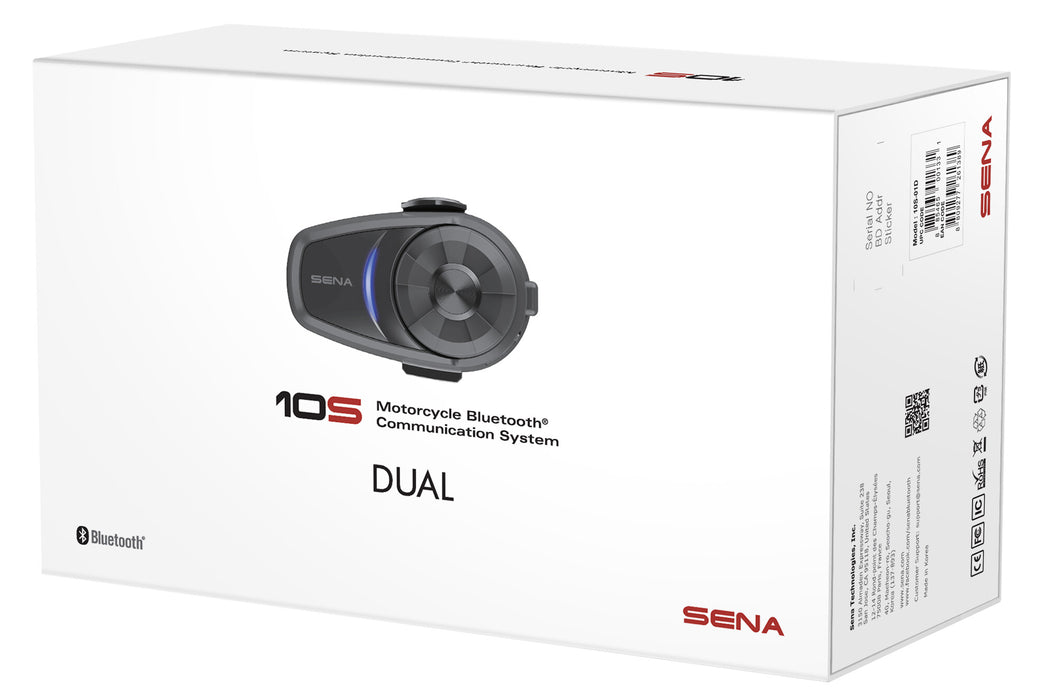 SENA 10s Headset and Intercom Motorcycle Audio/Visual Communication System