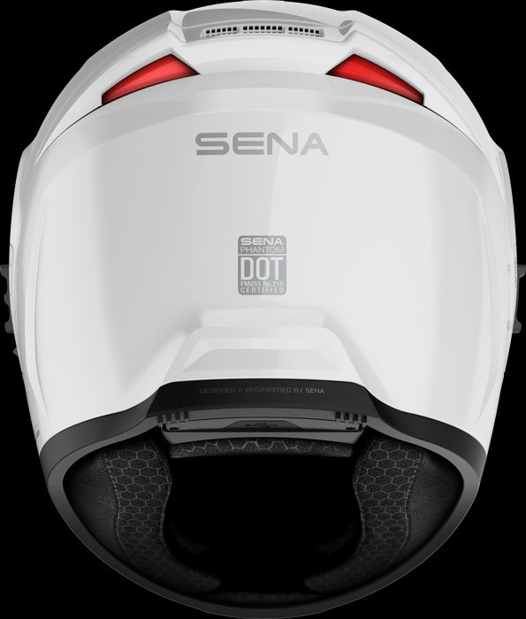 SENA Phantom Ff Mesh Com Helmet with Integrated Bluetooth Communication System Motorcycle Helmets