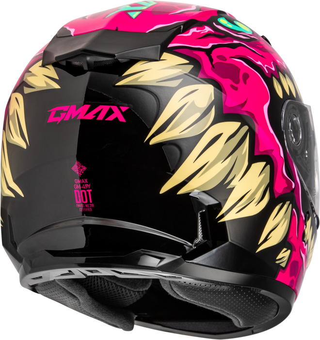 GMAX GM-49Y Drax Snow Youth Motorcycle Helmets