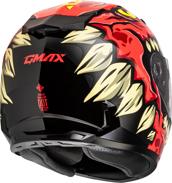 GMAX GM-49Y Drax Snow Youth Motorcycle Helmets