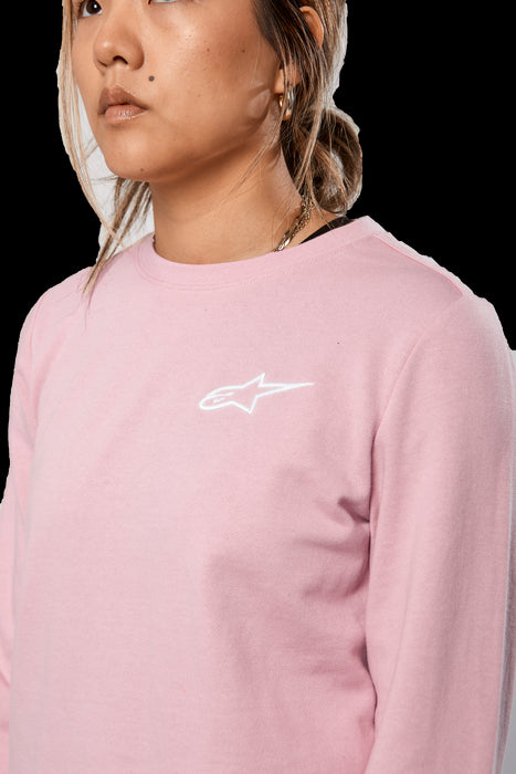 Alpinestars Women'S Ageless Chest Crew Fleece Motorcycle Apparel