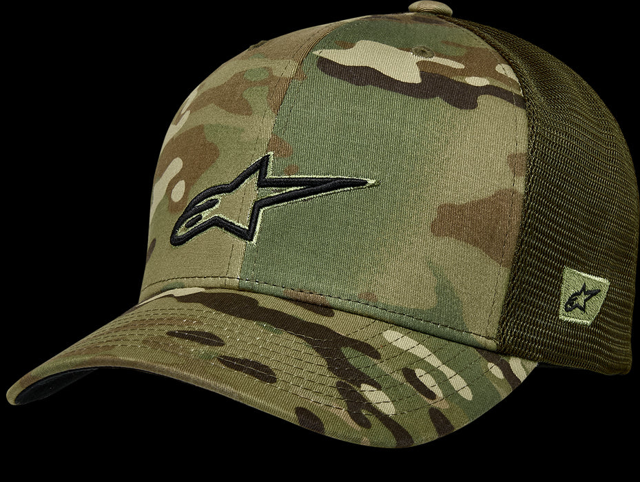 Alpinestars Recon Camo Trucker Hat Motorcycle Headgear