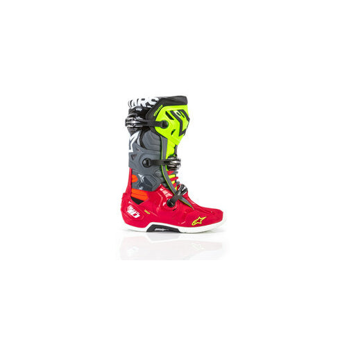 Alpinestars Anaheim Le Tech 10 Boots Red/Black/Yellow 9