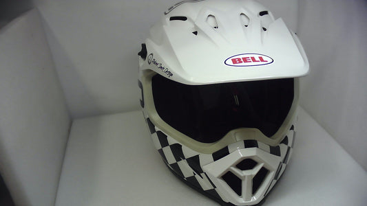 Bell Moto MX-9 MIPS RSD The Rally Gloss White/Black Small (Without Original Box)