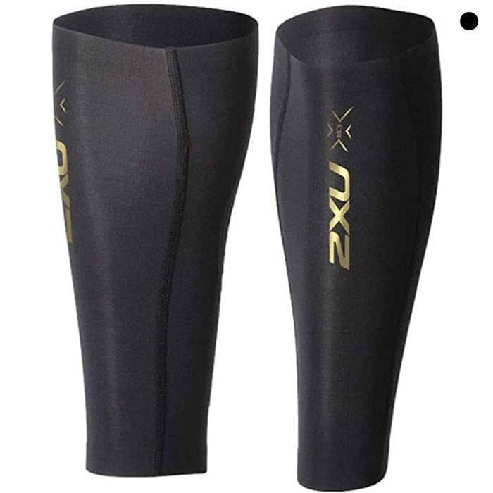 2XU Elite Mcs Calf Guard Black/Gold X-Large