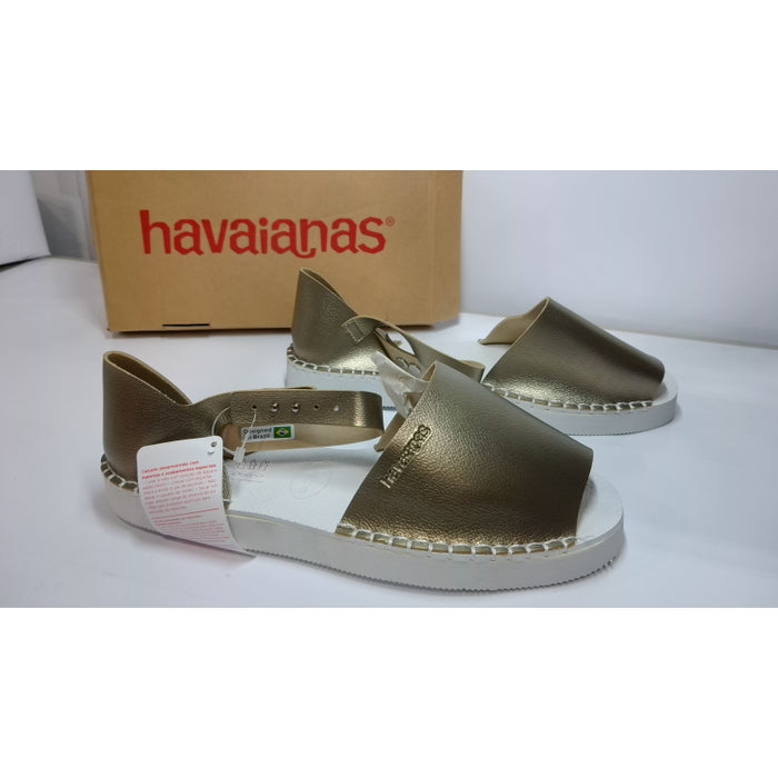 Havaianas Origine Slim Espadrille W Lifestyle Slip On Sandals - Open Box - (Without Original Box)