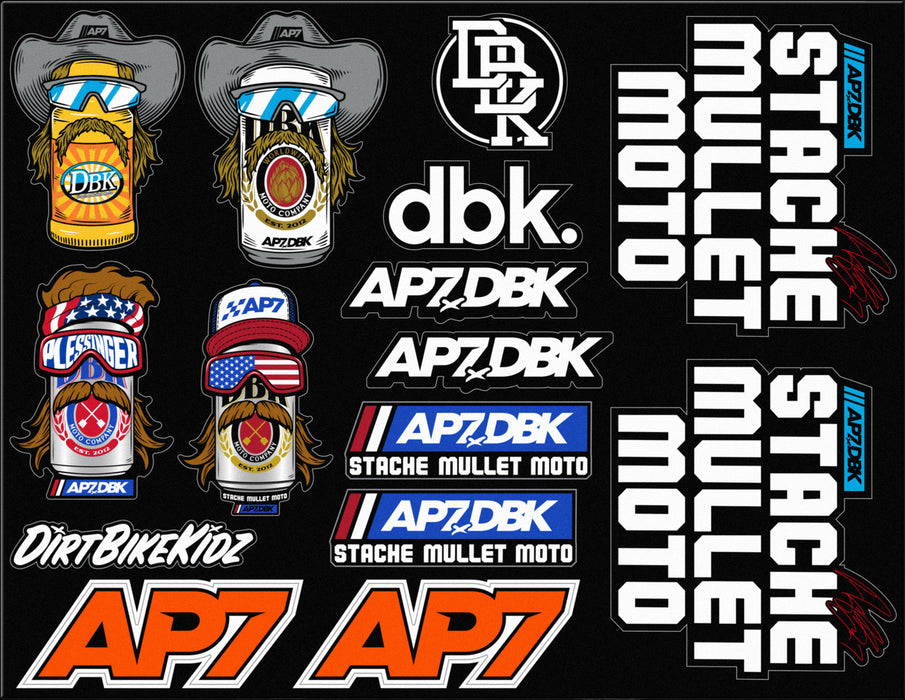 DBK Ap7 Sticker Sheet 8.5"X11"