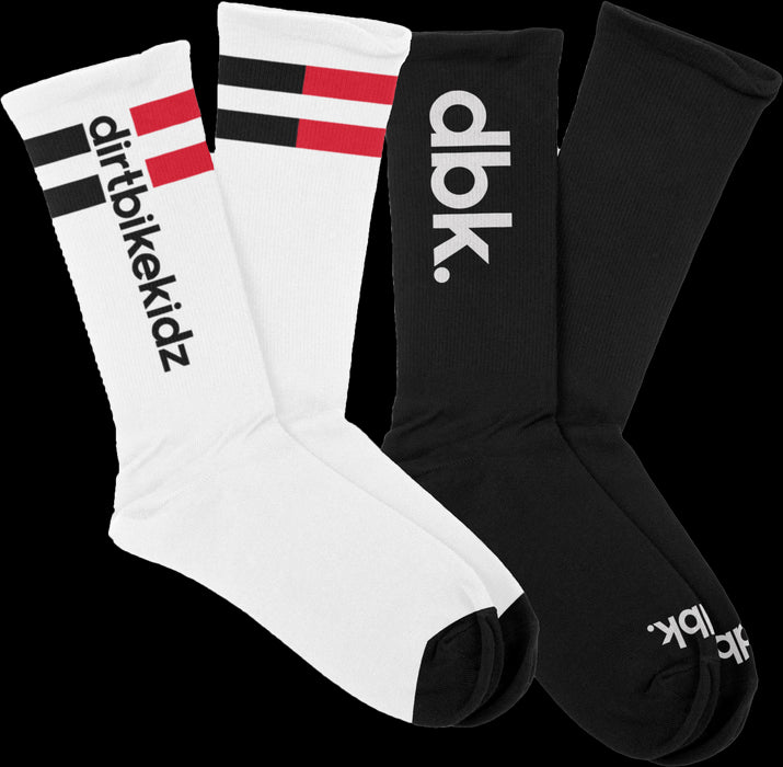 DBK Basic Sock 2 Pack Motorcycle Socks