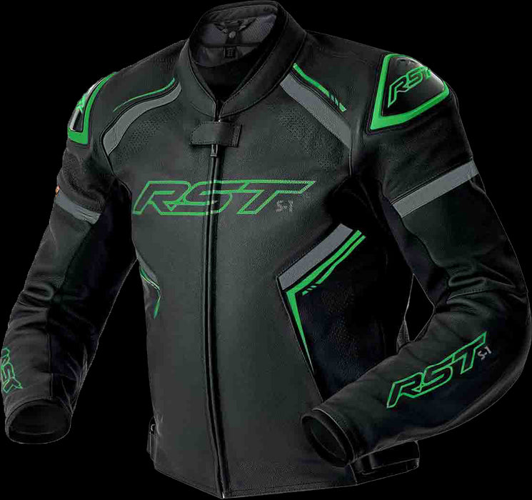 RST S1 D3o Leather Motorcycle Riding Jacket-Motorcycle Jackets