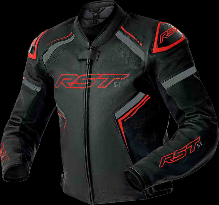 RST S1 D3o Leather Motorcycle Riding Jacket-Motorcycle Jackets
