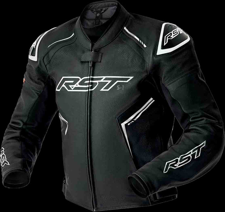 RST S1 D3o Leather Motorcycle Riding Jacket-Motorcycle Jackets