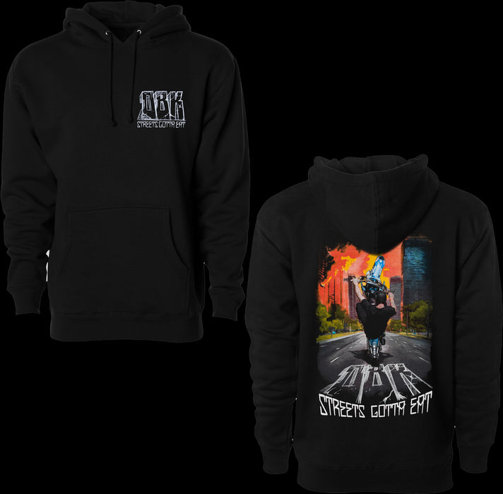 DBK Streets Gotta Eat Motorcycle Hoodies