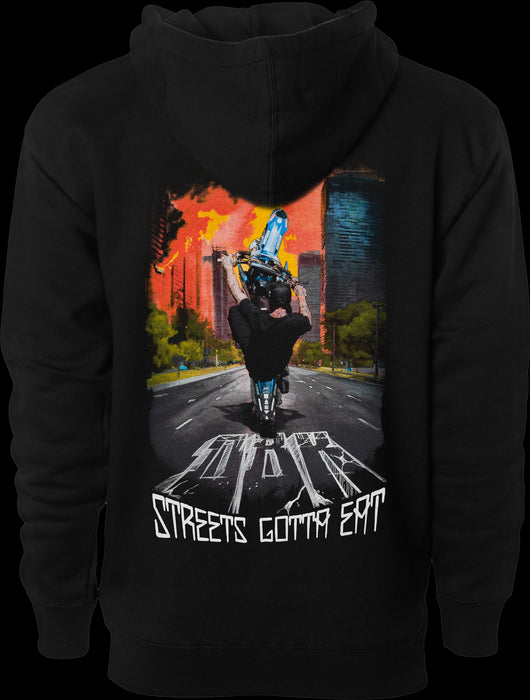 DBK Streets Gotta Eat Motorcycle Hoodies