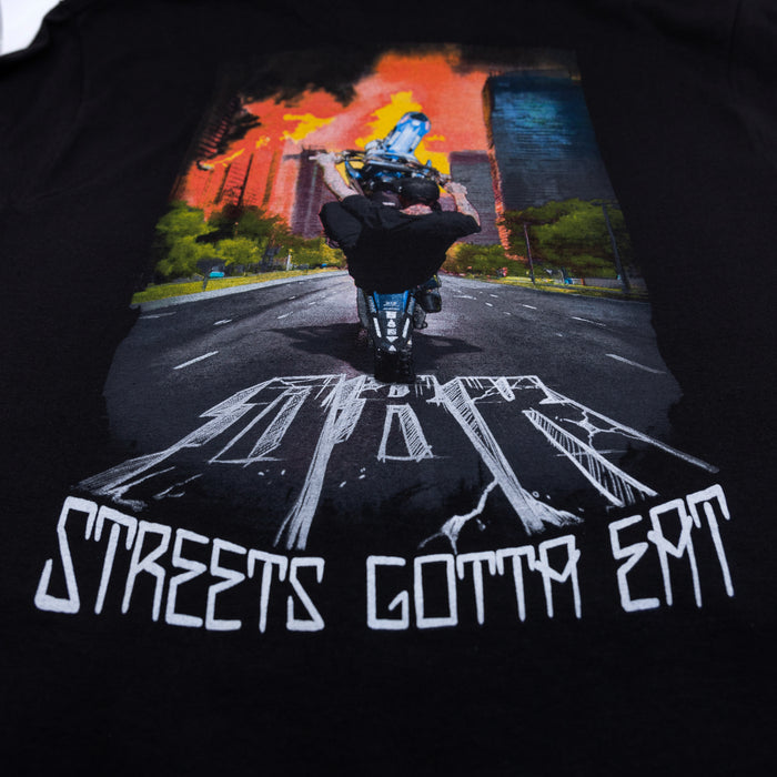 DBK Streets Gotta Eat Tee Motorcycle Shirts
