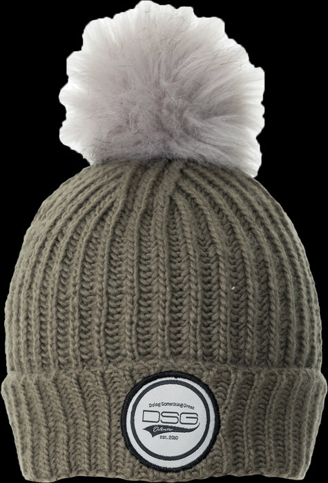 DSG Folded Pom Beanie Motorcycle Headgear