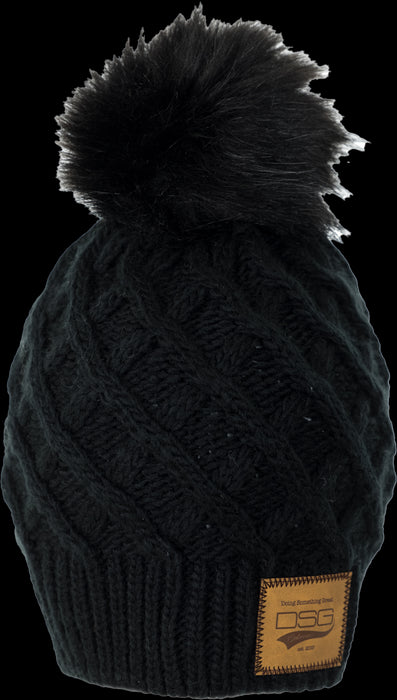 DSG Solid Pom Beanie Motorcycle Headgear
