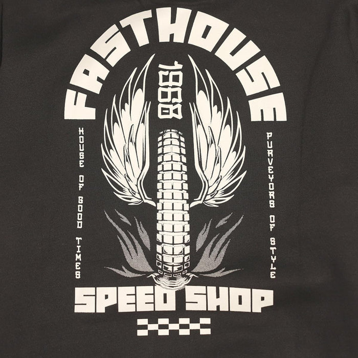 Fasthouse Iron Steed Hooded Pullover Black Small