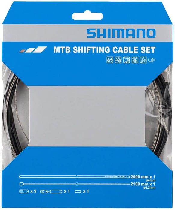 SHIMANO OT-SP41 MTB  STAINLESS STEEL SHIFT CABLE SETS FOR REAR DERAILLEUR ONLY- BLACK