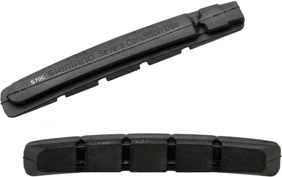 SHIMANO S70C (SEVERE) BRAKE SHOES, 1 PAIR