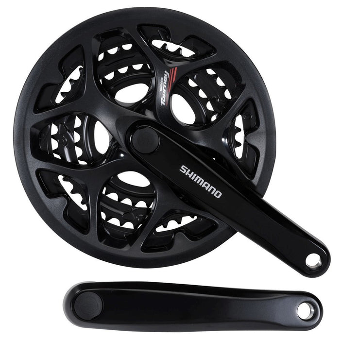 SHIMANO FRONT CHAINWHEEL, FC-A073, FOR REAR 7/8-SPEED 170MM 50X39x30T W/CHAIN GUARD W/O FIXING BOLT