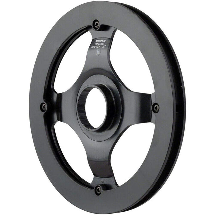 SHIMANO CHAINRING, SM-CRE61, 38T W/CHAIN GUARD(DOUBLE), FOR CHAIN LINE 46.5MM