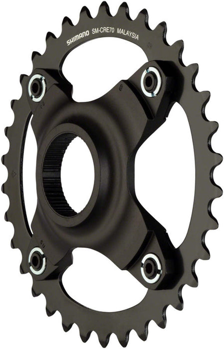 SHIMANO CHAINRING, SM-CRE70-B, 34T W/O CHAIN GUARD, FOR CHAIN LINE 53MM