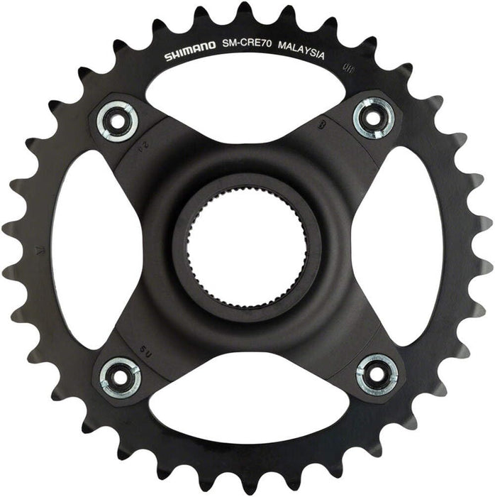 SHIMANO CHAINRING, SM-CRE70-B, 34T W/O CHAIN GUARD, FOR CHAIN LINE 53MM
