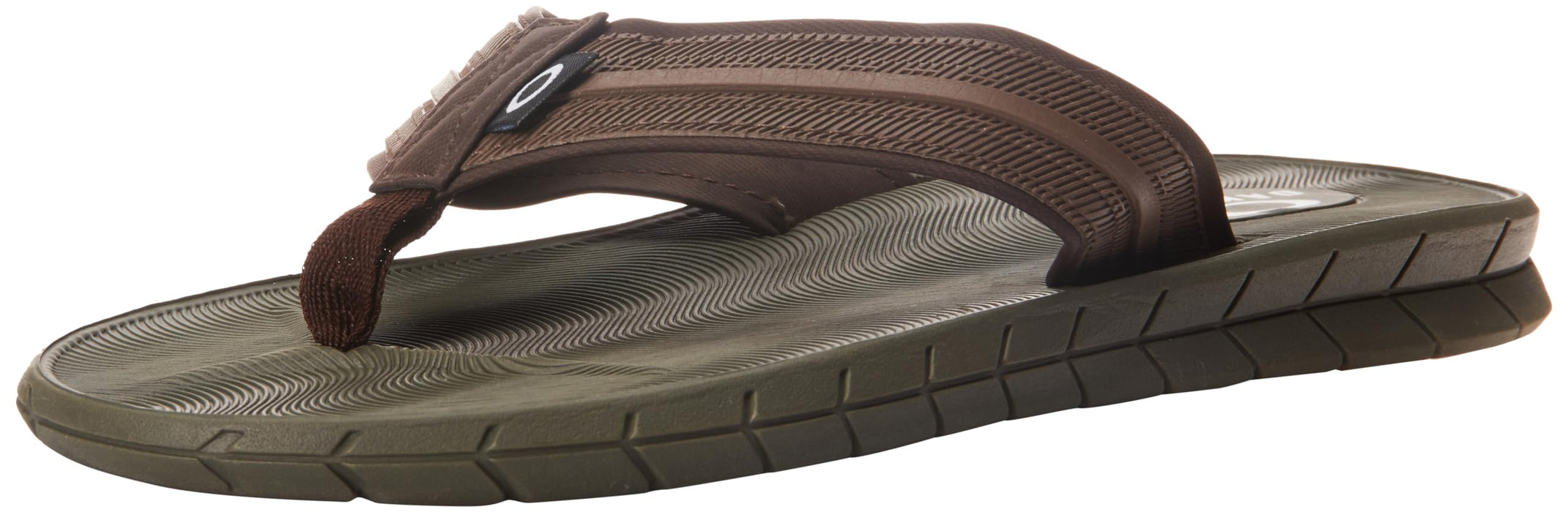 Oakley Pier Ellipse Flip Flop New Dk Brush/Carafe 13.0