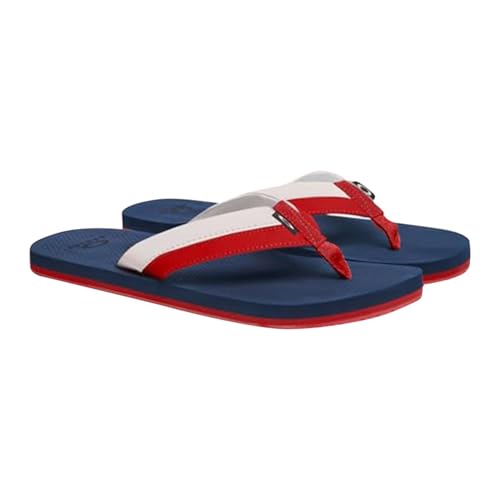Oakley Burke Flip Flop Red/White/Blue 14.0