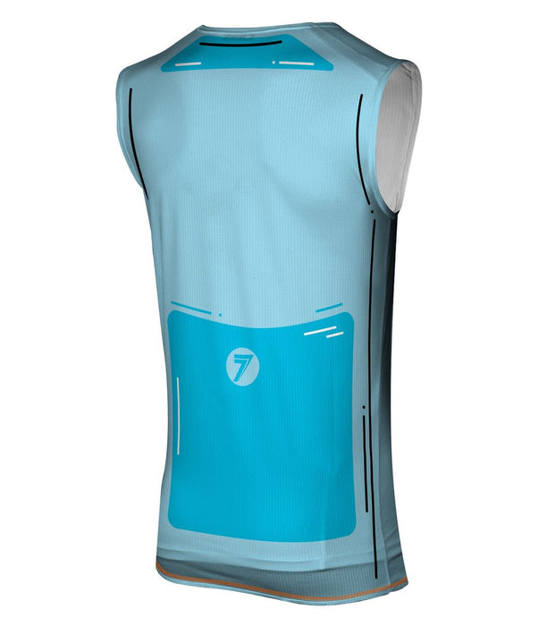 SevenMx Zero Hijack Overjersey Cyan Lg