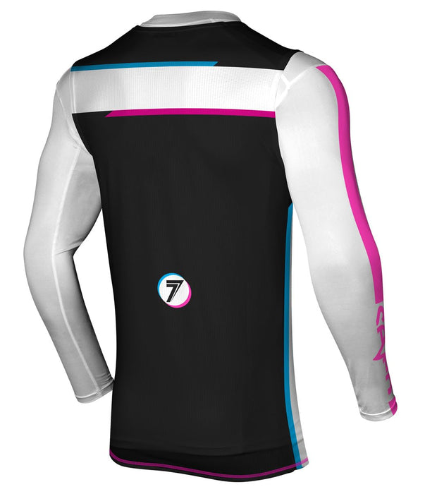 SevenMx Zero Alter Overjersey Black/White  Lg