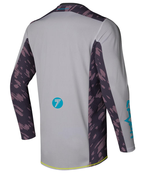 SevenMx Rival Clash Jersey Gray/B-Berry Sm