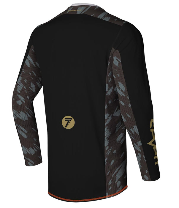 SevenMx Rival Clash Jersey Black/Brandy Sm