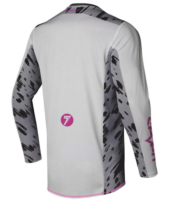 SevenMx Rival Clash Jersey White/Gray Xl