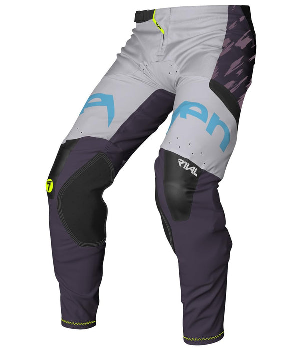 SevenMx Rival Clash Pant Gray/B-Berry 30