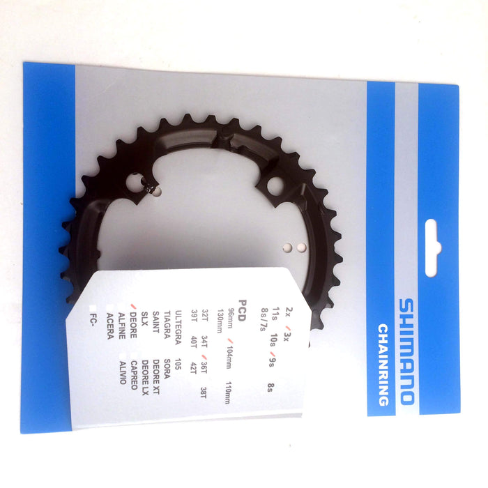 SHIMANO FC-M590 CHAINRING 36T BLACK