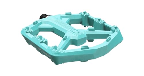 Crankbrothers Stamp 0 Pedals - Platform Aluminum 9/16 Turquoise Large