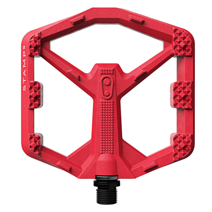 Crankbrothers Stamp 0 Pedals - Platform Aluminum 9/16 Bright Red Large