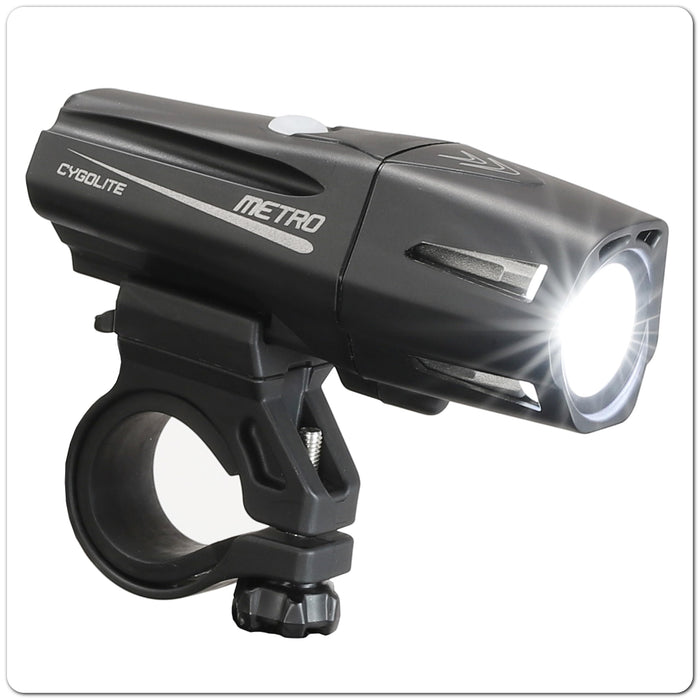 Cygolite Metro Plus USB Headlight and HotShot Pro Headlight/Taillight Set Bicycle Lights