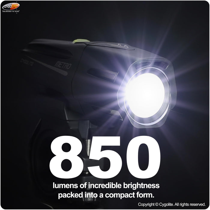 Cygolite Metro Plus Headlight and Hot Shot Taillight Bicycle Lights Set Bicycle Lights