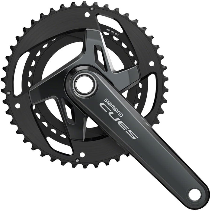 SHIMANO CUES FC-U8000-2 Crankset Black 175mm x 46/32T