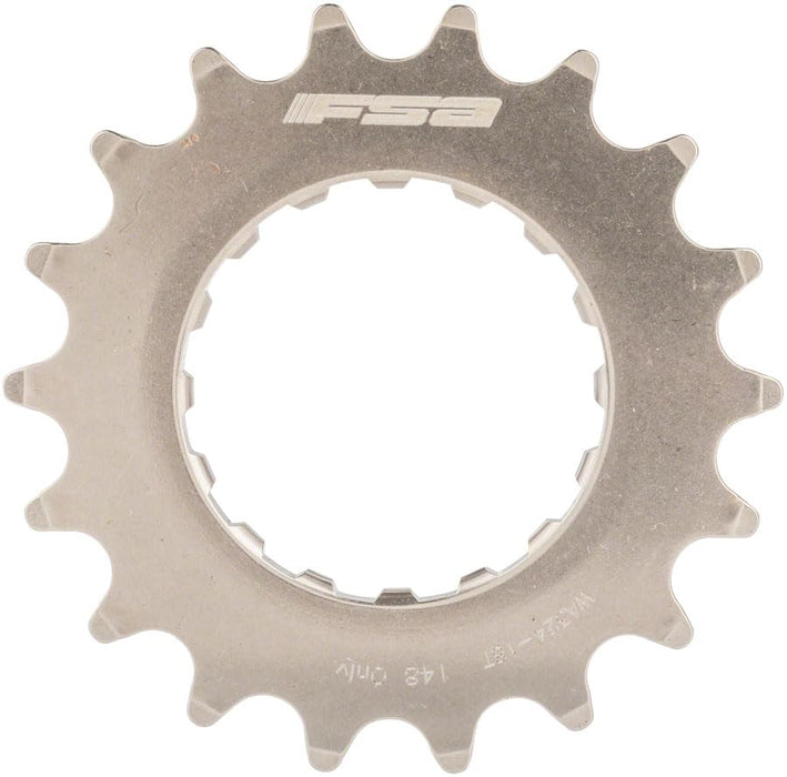 Full Speed Ahead WA324 eBike Sprocket for GEN 2 Bosch - 18t 2.5mm Offset Stainless Steel Polished Silver
