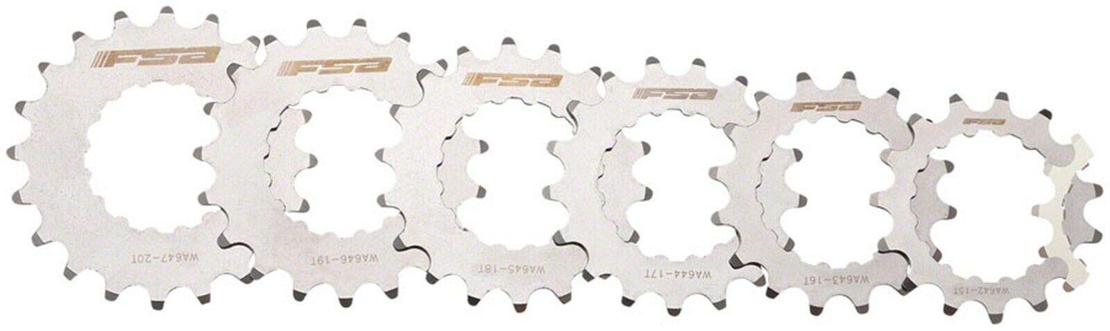 Full Speed Ahead WA320 eBike Sprocket for GEN 2 Bosch - 14t 2.5mm Offset Stainless Steel Polished Silver