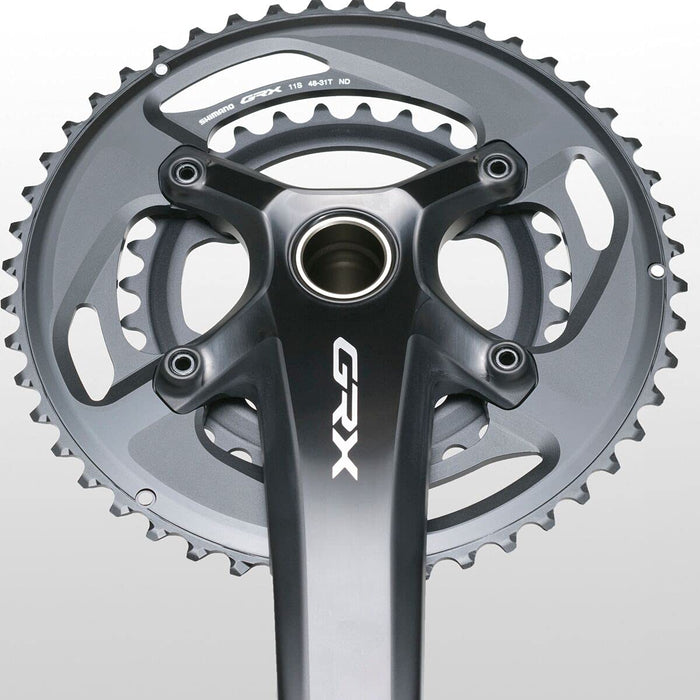 SHIMANO GRX FC-RX810-2 Crankset Black 170mm
