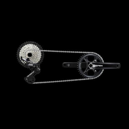 SHIMANO GRX FC-RX820-1 Crankset Black 175mm