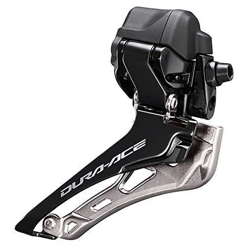 Shimano Dura-Ace FD-R9250 Di2 Front Derailleur - 2x12-Speed Braze-on Down Swing For 50-55t Max Black/Silver