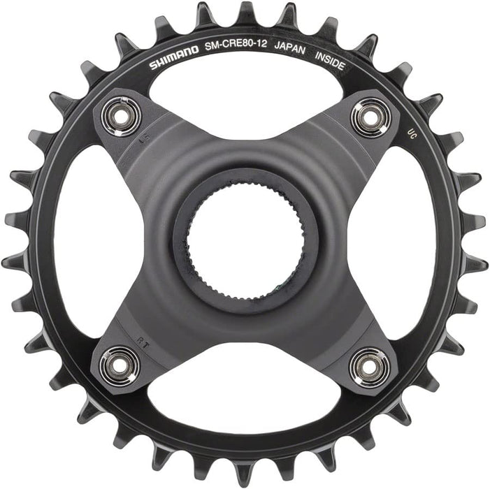 SHIMANO STEPS SM-CRE80 12-Speed Chainring Black 34T
