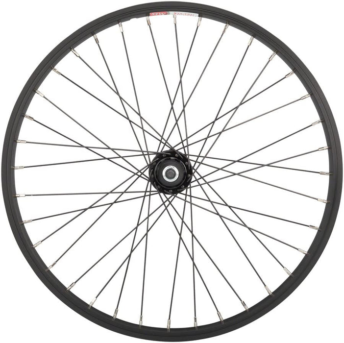 Sta-Tru Single Wall Rear Wheel - 20 Bolt On 3/8 x 135mm Rim Brake Freewheel Black Clincher