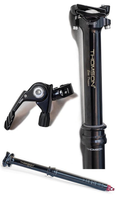Thomson Covert Elite Dropper Seatpost - 30.9 100mm Black Internal