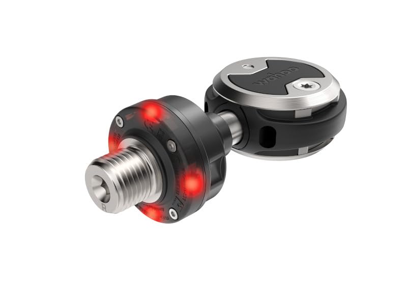 Wahoo Fitness Power Zero Single-Sided Power Pedals - Dual Sided Clipless Composite 9/16 Black Pair Single-Sensing Speedplay